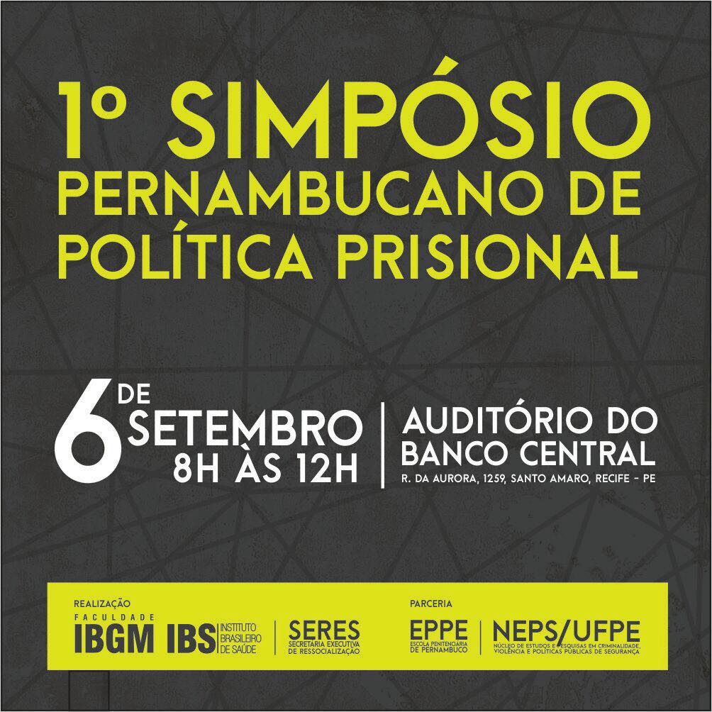 Photo of Simpósio de Política Prisional com inscrições abertas