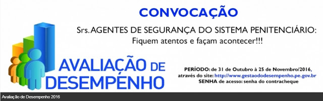 Photo of ATENÇÃO! AVALIAÇÃO DE DESEMPENHO COMEÇA NESTA SEGUNDA-FEIRA (31 DE OUTUBRO)